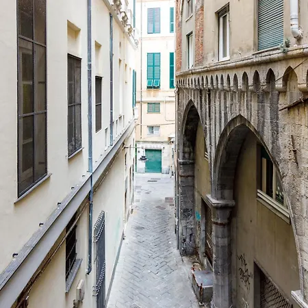 Quadrilocale Centro Storico 4 Minuti Dall'acquario * 热那亚